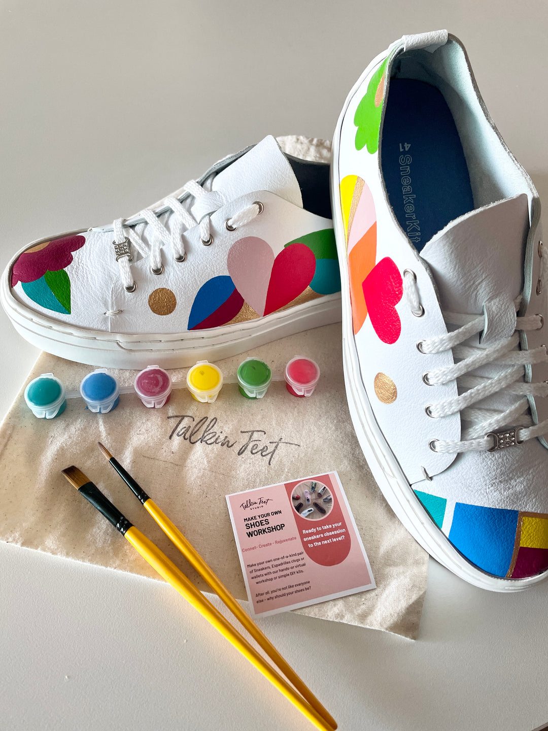 Customise Your Own Sneakers Workshops talkin feet