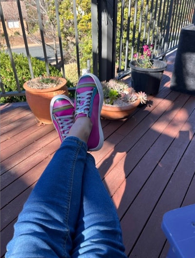 Hot Pink Sneakers